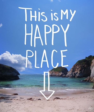 Framed This Is My Happy Place Print