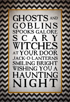Framed Haunting Night Print
