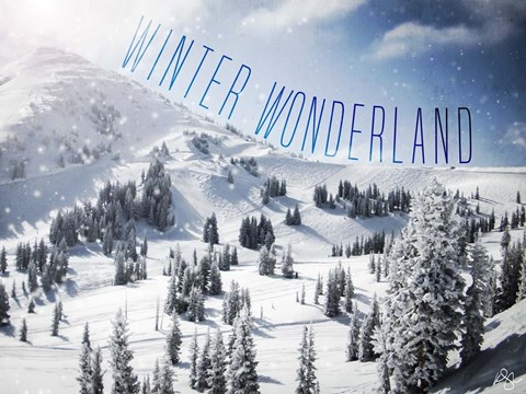 Framed Winter Wonderland Print