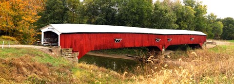 Framed West Union Covered Bridge, Indiana Print