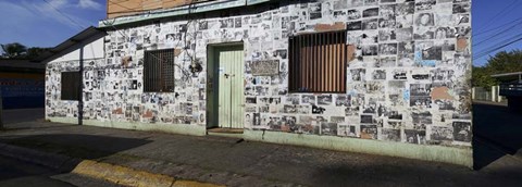 Framed Facade of a Building, Canton of Carrillo, Guanacaste, Costa Rica Print