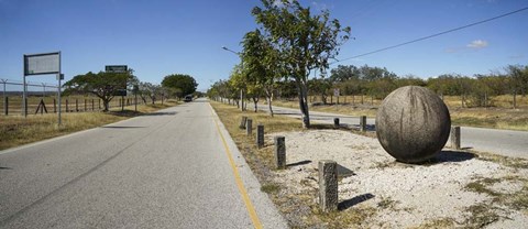 Framed Prehistoric Stone Balls -A Mystery, Costa Rica Print