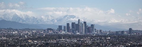 Framed Clouds over Los Angeles, California Print