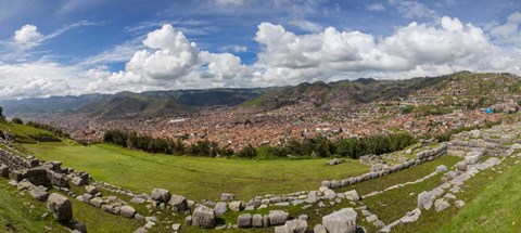 Framed Saksaywaman, Cusco, Peru Print