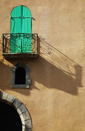 Framed Fishing Village and Artists Colony, Pyrenees-Orientales, France Print