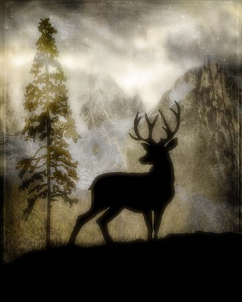 Framed Mystic Deer Print