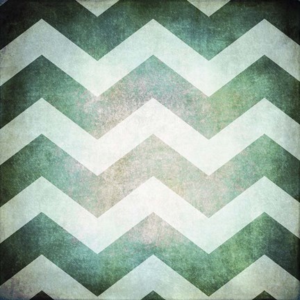 Framed Good Times - Beach Chevron Print