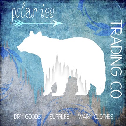 Framed Polar Ice Print