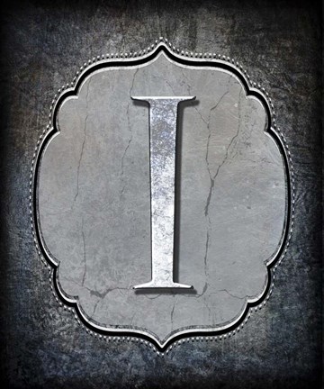 Framed Letter I Print