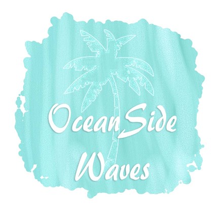 Framed Life&#39;s A Beach Ocean Side Surf Print