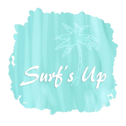 Framed Life&#39;s A Beach Surf&#39;s Up Print