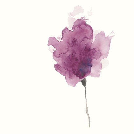 Framed Expressive Blooms I Print