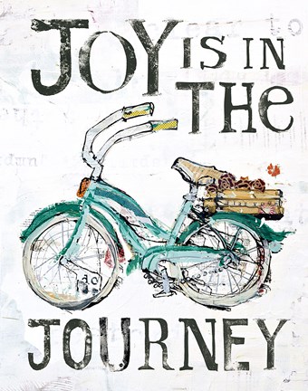 Framed Joy is in the Journey Print