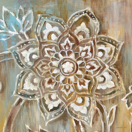 Framed Henna II Print