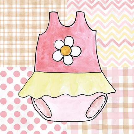 Framed Coastal Baby VI Print