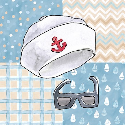 Framed Coastal Baby III Print