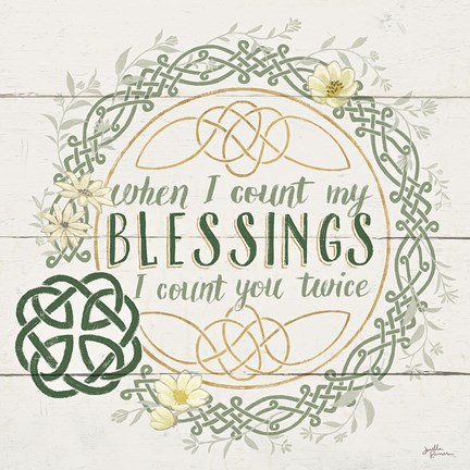 Framed Irish Blessing II Print