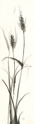 Framed Wild Grass I Print