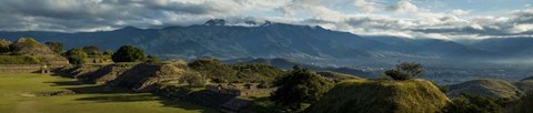 Framed Mountains at Monte Alban, Oaxaca, Mexico Print