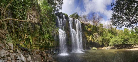 Framed View of Waterfall, Cortes, Bagaces, Costa Rica Print