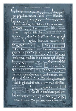 Framed Graphic Songbook I Print