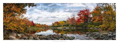 Framed Northeast Creek Panorama Print