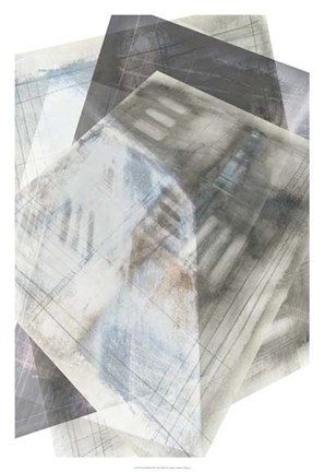 Framed Faceted Illusion III Print