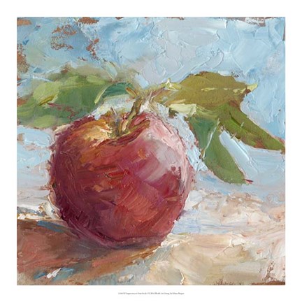 Framed Impressionist Fruit Study I Print