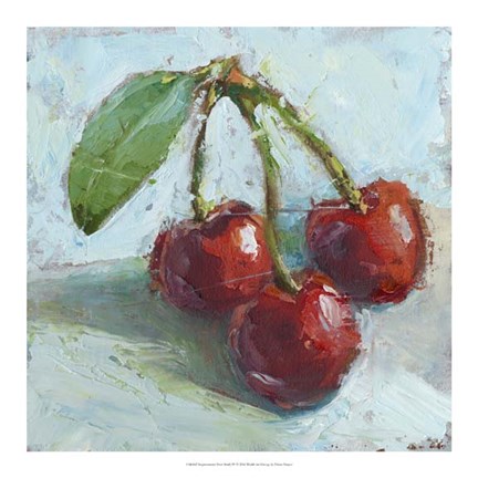 Framed Impressionist Fruit Study IV Print
