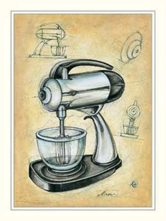 Framed Mixer Print
