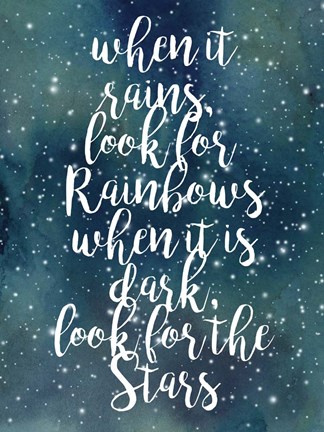 Framed Galaxy Quote I Print