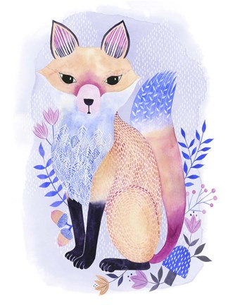 Framed Enchanting Forester I Print