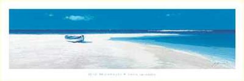Framed Gio Mondelli - Sulla Spiaggia Size 39.5x13.75 Print