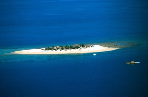 Framed Aqualand, Mamanuca Islands, Fiji Print