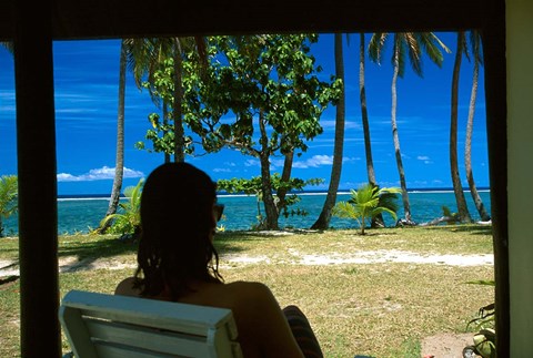 Framed Tambua Sands, Coral Coast, Fiji Print