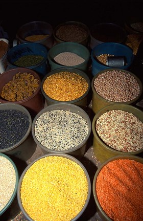 Framed Market, Lautoka, Fiji Print