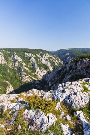 Framed Gorge of Zadiel in the Slovak karst, National Park Slovak Karst, Slovakia Print