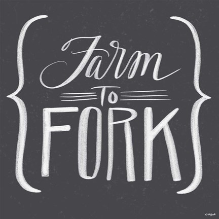 Framed Farm to Fork Print