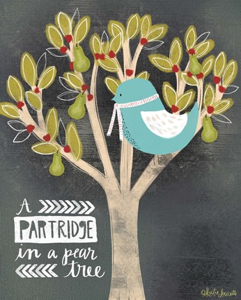 Framed Partridge Print