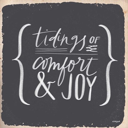 Framed Tidings Print