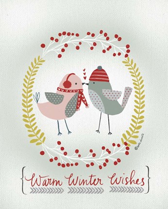 Framed Warm Winter Wishes Print