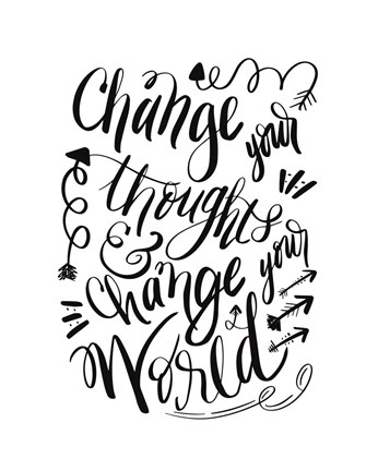 Framed Change Your World Print