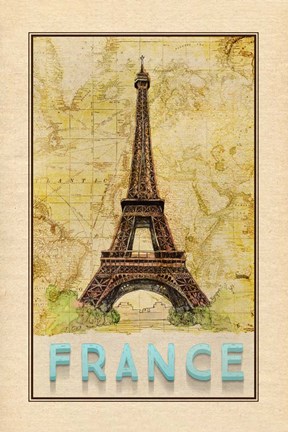 Framed Travel France Print