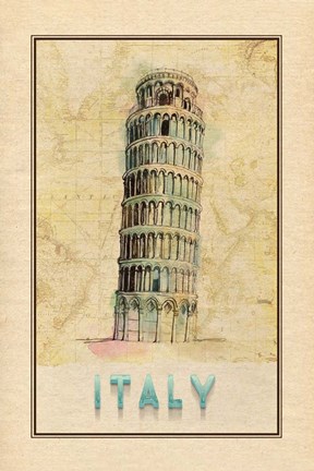 Framed Travel Italy Print