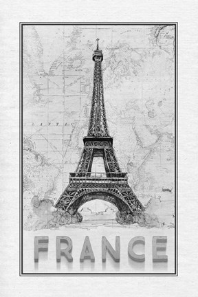 Framed Travel France Print