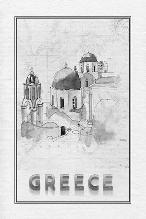 Framed Travel Greece Print