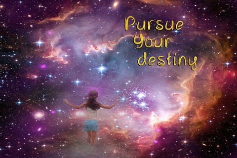 Framed Pursue Your Destiny Print