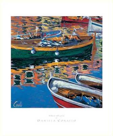 Framed Riflessi Nel Porto Print
