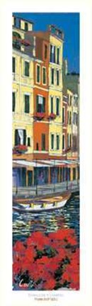 Framed Promenade di Portofino Print