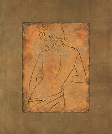 Framed Etude de Femme II Print